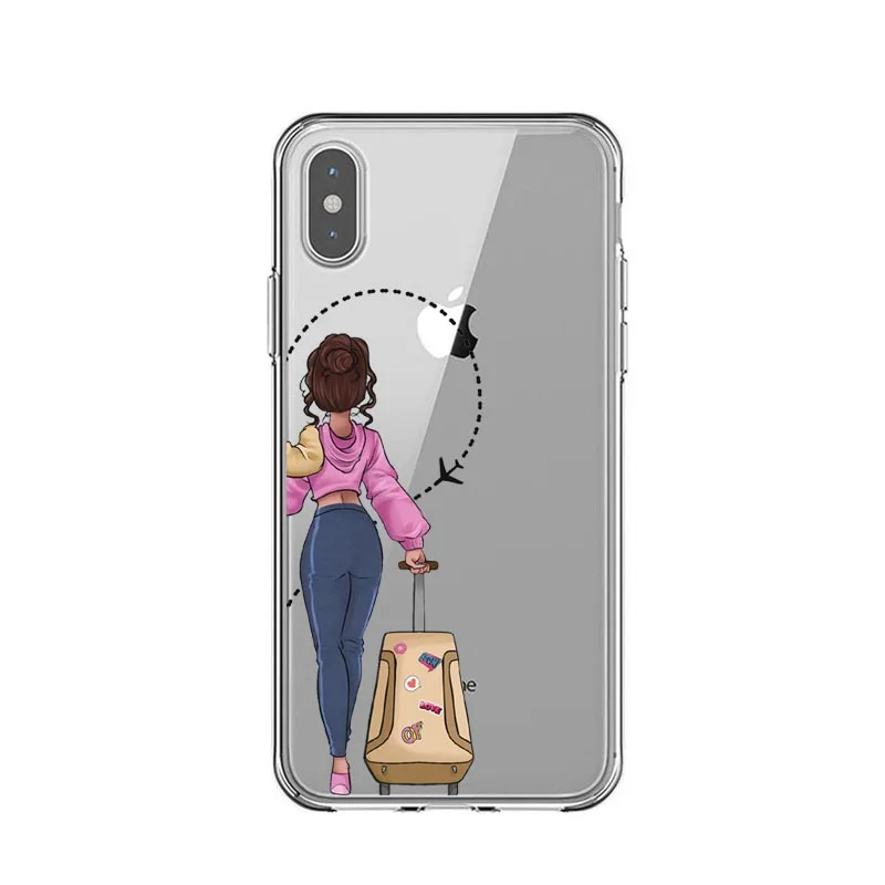 Мягкий чехол для телефона Best Friends iPhone 8 7 6 6S Plus X XR XS Max 5S SE BFF по всему миру