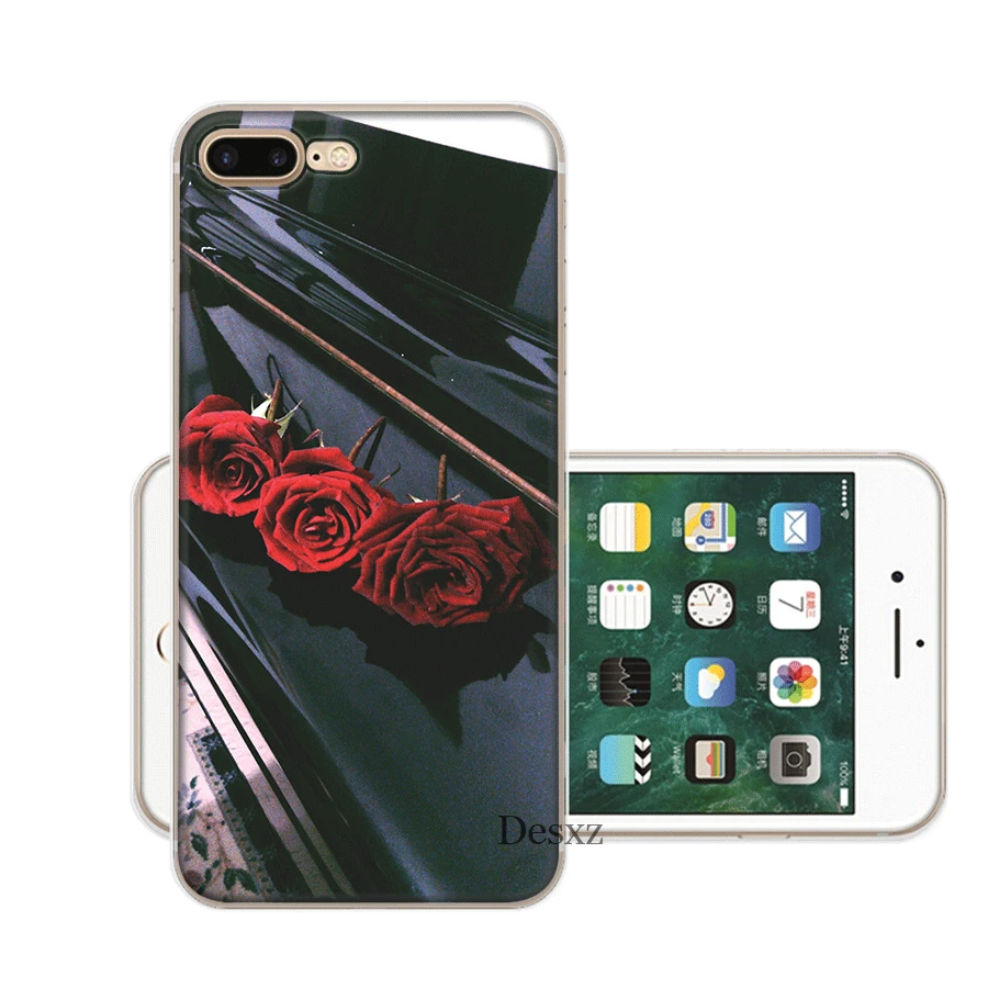 Чехол Desxz с музыкальными клавишами для iPhone 7 8 6 6s Plus 11 Pro X XR XS Max 5 5S SE |
