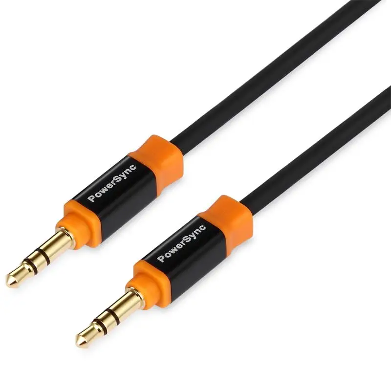 PowerSync Aux кабель для iPhone 3.5 ММ мужчинами стерео круглый аудио Jack Джек наушников Beats