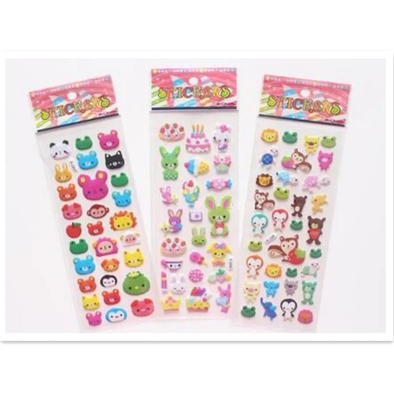 20 шт. Мультяшные животные медведь наклейки с изображением обезьян для детей