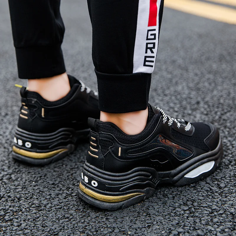 Sneakers Men 2019 Casual Shoes Breathable adults Masculino New Trend Fashion Lace Up Color matching Zapatilla | Обувь