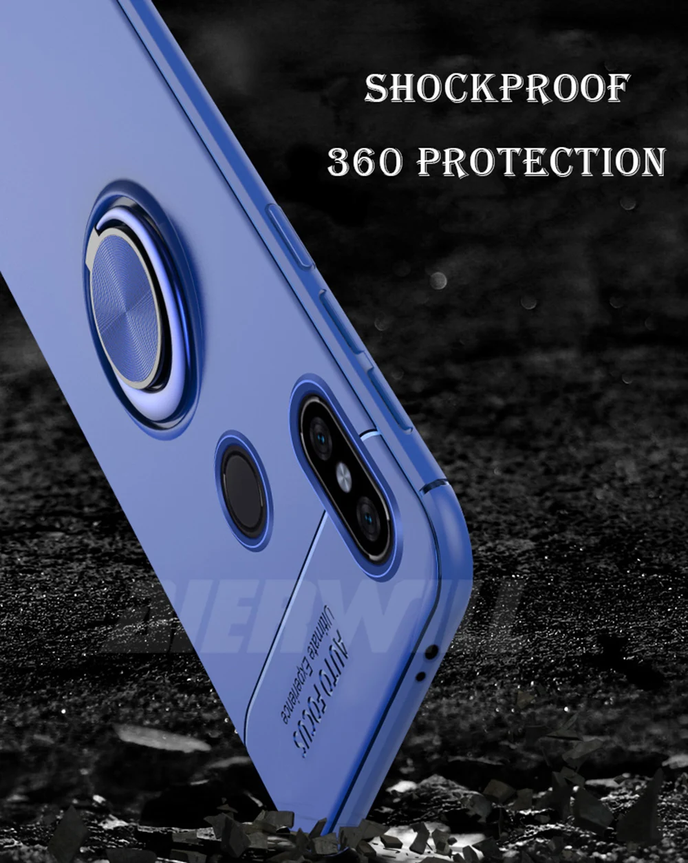 Защитный чехол для Xiaomi Mi Max 3, защитный бампер, кольцо-держатель, мягкая силиконовая матовая задняя крышка для Xiaomi max 3, чехлы