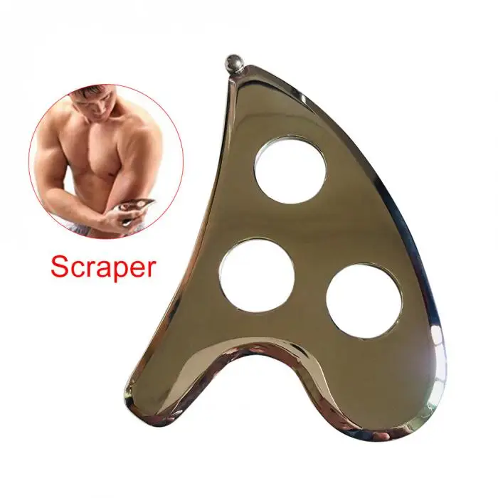 Gua Sha соскабливание массажные инструменты из нержавеющей стали GuaSha пластина физиотерапия DC88
