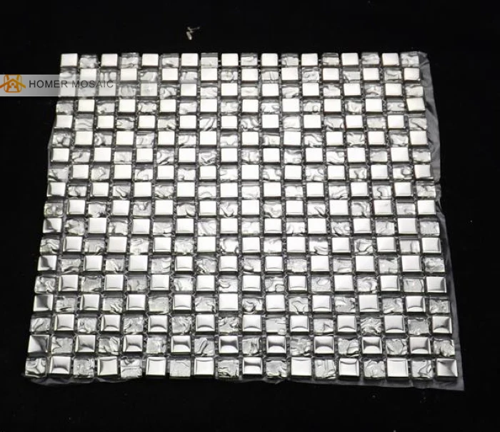 Бесплатная доставка! Светильник серая стеклянная мозаичная плитка 12x12 дюймов для