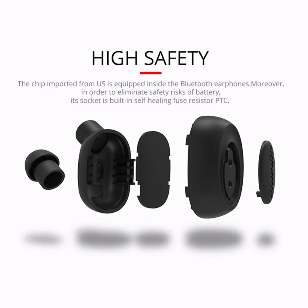 Bluedio T-talking Bluetooth Earphone sports Wireless earbuds in-ear voice control super bass Earphones with built-in microphone |