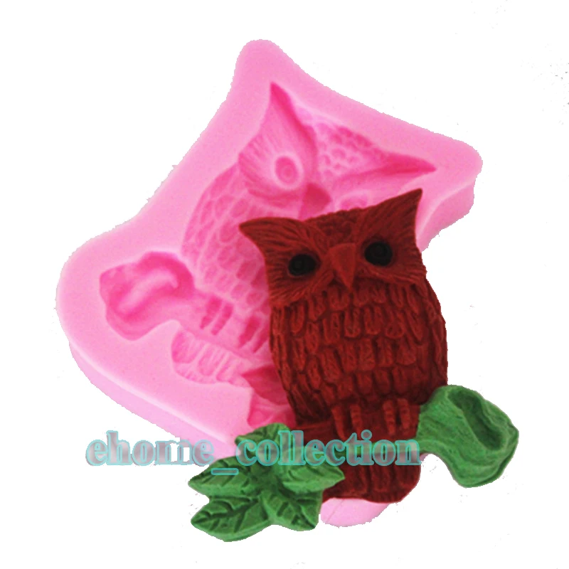Kitchen Food-grade 3D cartoon Owl Cake Mold silicone soap mold DIY Candy Moulds Fondant Decorating Tools | Дом и сад