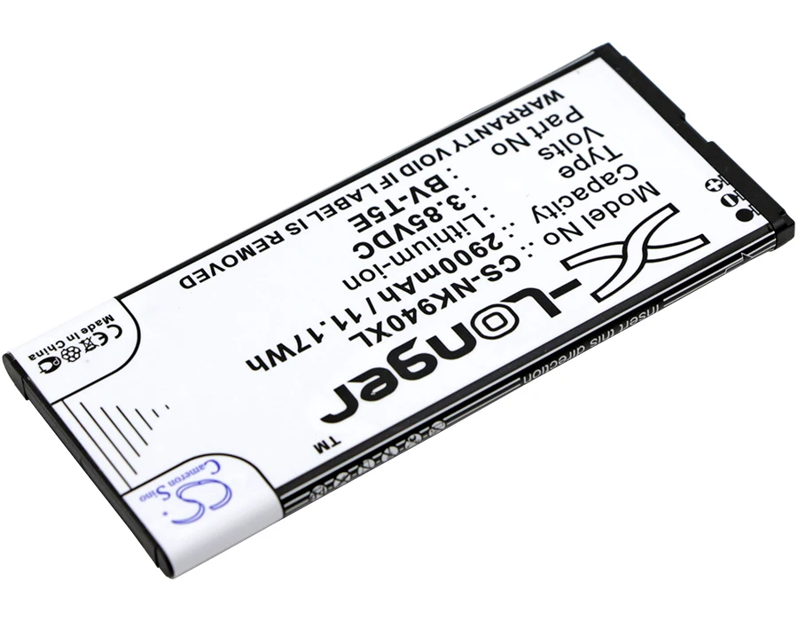 BV-T5E аккумулятора Cameron Sino 2900mAh для Nokia/Microsoft Lumia 940 XL 950 Dual SIM RM-110 | Электроника