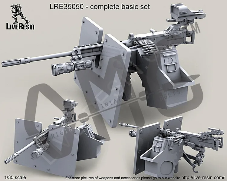 [Масштаб модельного комплекта] живая Смола LRE 35050 1/35 м2 Браунинг. 50 Калибр пулемет