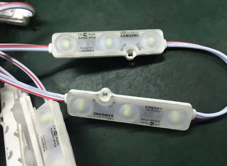 Светодиодный модуль освещения SMD 5730 3 светодиодный s IP68 водонепроницаемый белый теплый белый DC 12 V реклама свет светодиодный знак Подсветка свет