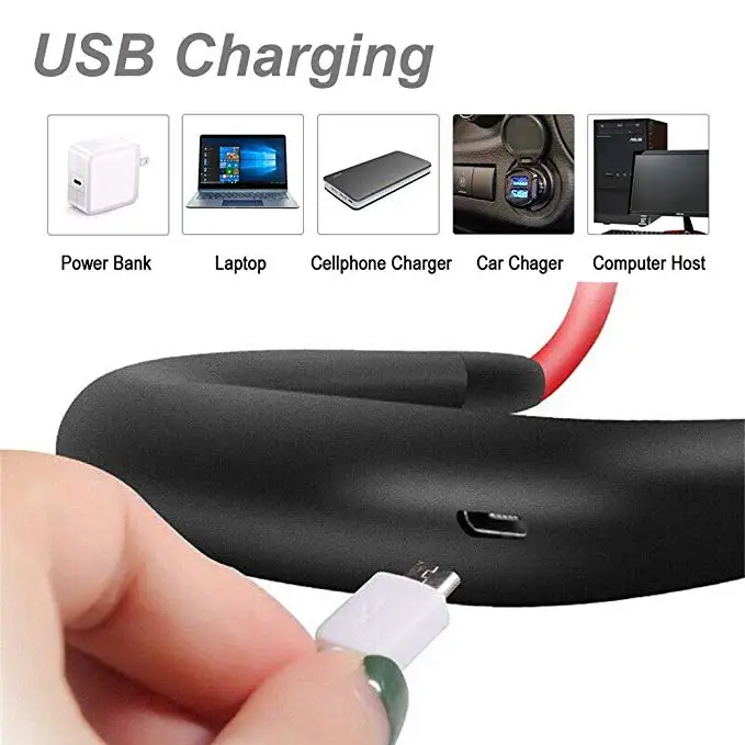 Автомобильный портативный вентилятор 2000 мАч с USB переносной без рук 3 шестерни