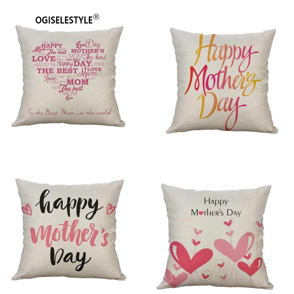 Ogiselstyle Наволочка на день матери квадратная наволочка домашний декор автомобиля