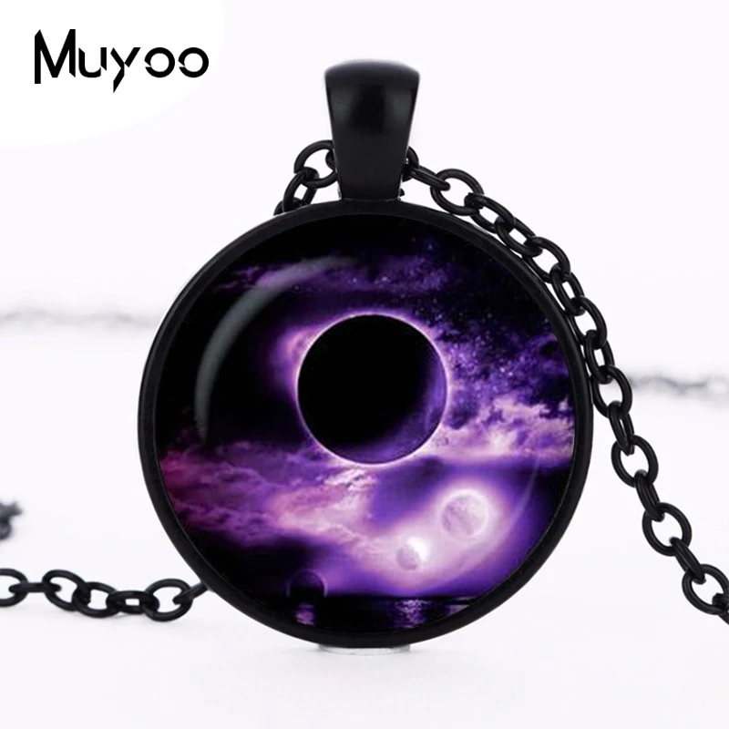 Новинка 2017 подвеска в виде фиолетовой Луны полная фотография|full moon necklace|moon necklacefull
