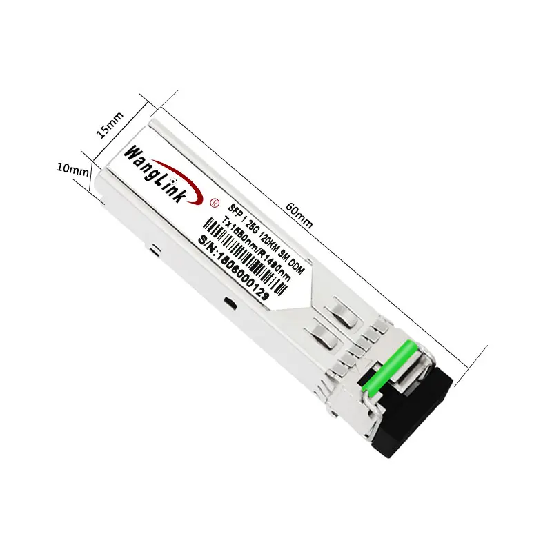 Wanglink 1 25G SFP оптический модуль DFB 1490nm/1550nm 120KM совместим с cisco sfp LC приемопередатчик