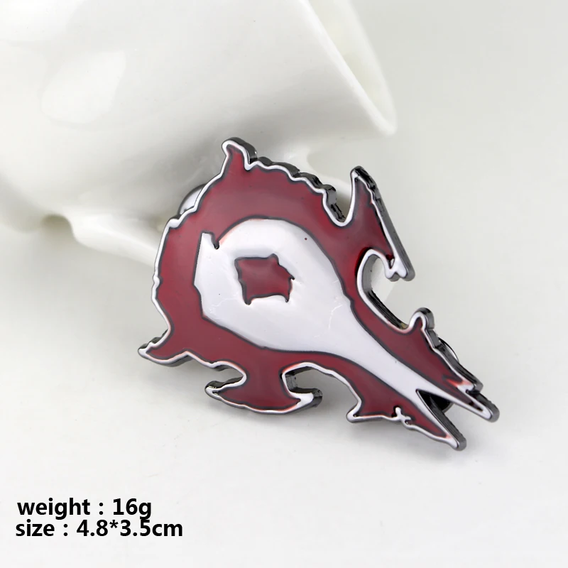 Новинка модная брошь HEYu из металлического сплава в стиле фильма вау значок DOTA