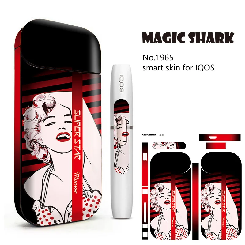 Чехол Magic Shark Super Star простой черный белый сексуальный для девушек пленка наклейка