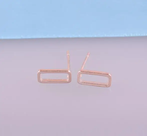 EY978 2021 hot sale Simple geometry rectangle Stud Earrings Female charm Geometric Jewelry New | Украшения и аксессуары