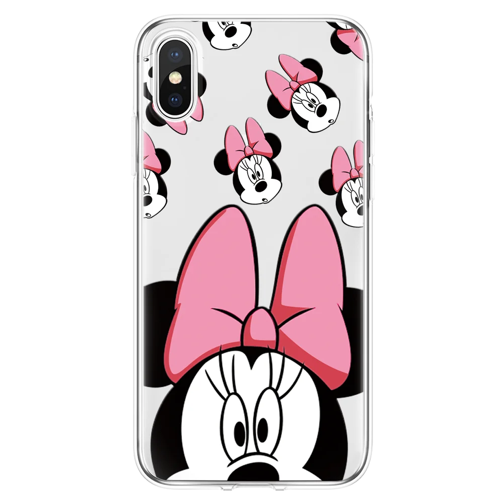 mini6tou Милый мягкий чехол из ТПУ с рисунком для iPhone 5, 5S, 5C, 7, 8 Plus, 6, 6 S, X, 4, 4S, SE, 11, чехол для iPhone XS Max, чехол для iPhone XR, чехол, Fundas - Цвет: mini6tou