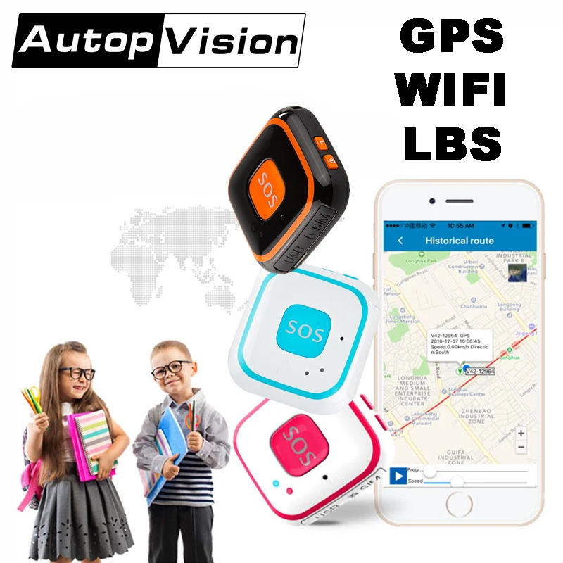V28 Детский GPS + wifi LBS отслеживание мини трекер для пожилых людей в режиме реального
