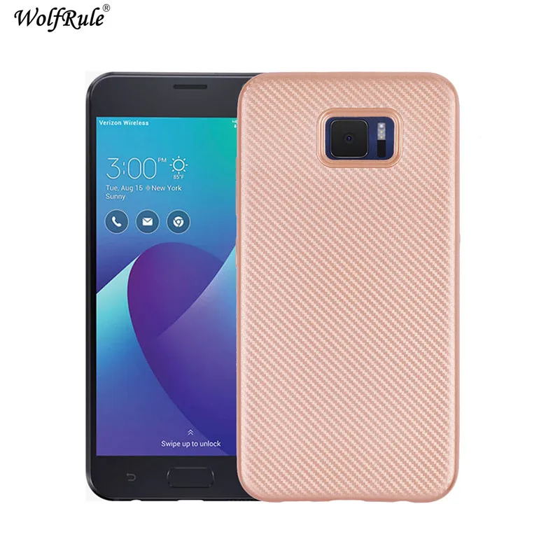 WolfRule Asus ZenFone 4V V520KL чехол V роскошный с полной защитой из углеродного волокна