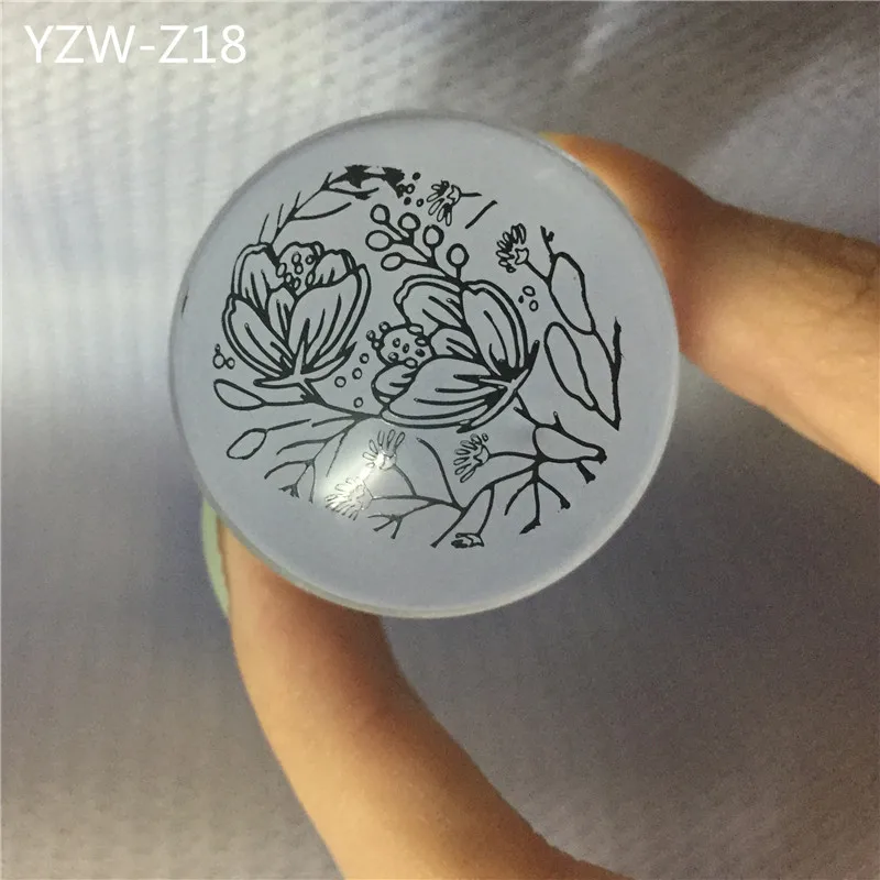 1 шт. DIY цветок кружева линии узоры круглые стальные шаблоны пластины для штамповки ногтей для Маникюр для кончиков ногтей инструмент Аксессуары