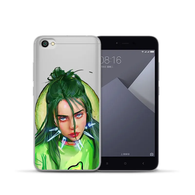 Роскошные Billie eilish для Xiaomi Redmi Mi 8 6 A2 Lite 5X 6X A1 6A 4X 4A 5 9 Plus Note 4 5A Prime Pro крышка чехол Coque чехол-футляр