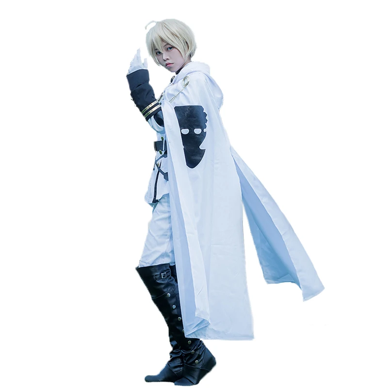 Костюм для косплея серофа из аниме Конец костюм Owari no Seraph Mikaela Hyakuya парик высокого