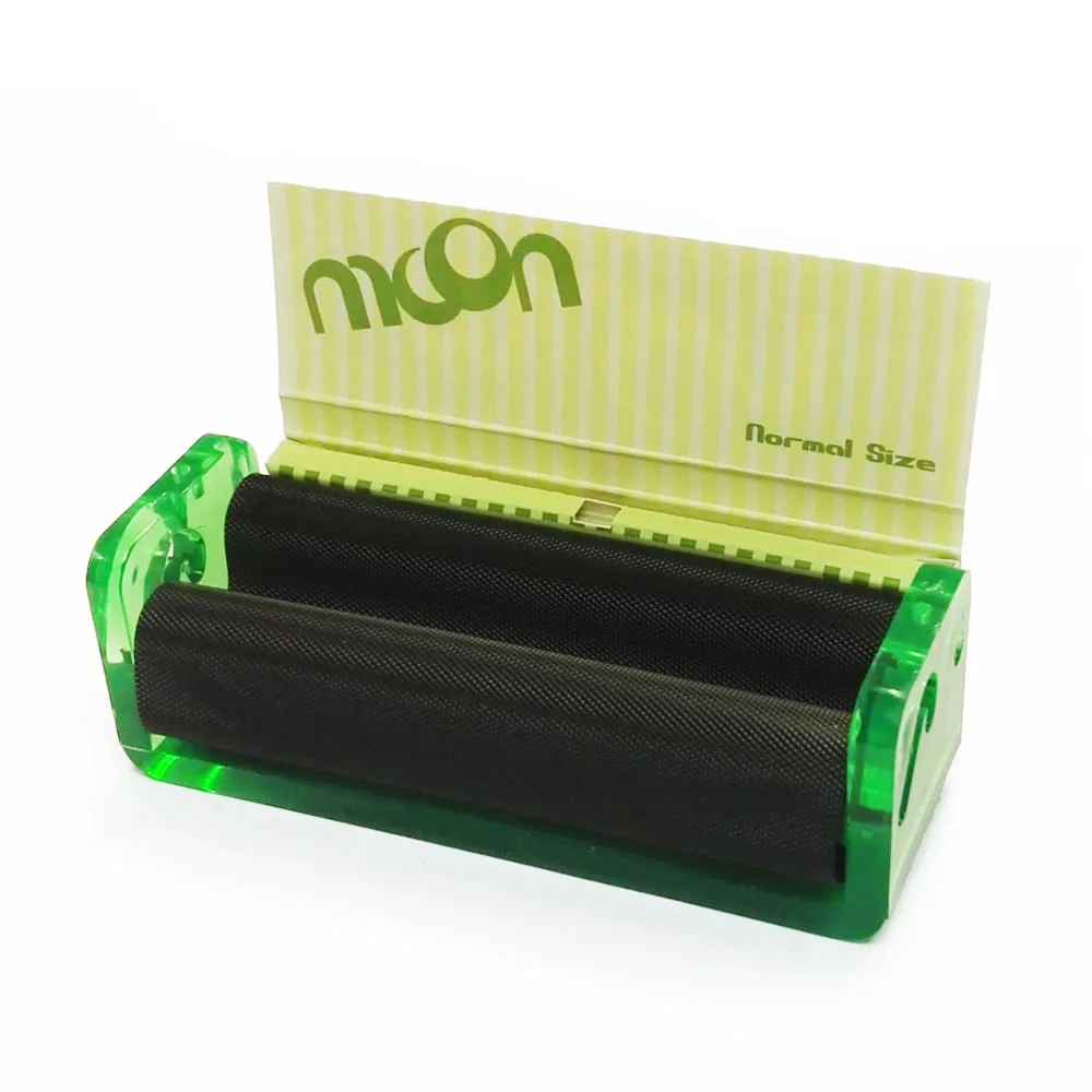 MOON GREEN 70 мм акриловый ручной роликовый станок инжектор для табака роллер