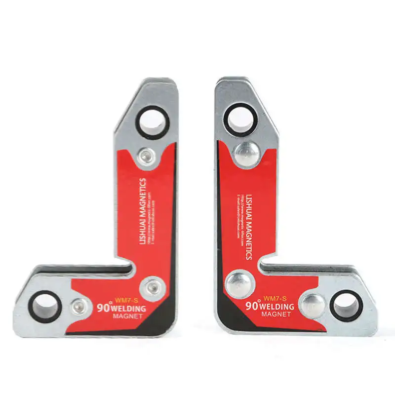 

JFBL Hot 2Pcs/Set Wm7-S Magnetic Holder/Corner Welding Magnets / Internal And External Right Angle Fixator 30 60 90 Angles Mag