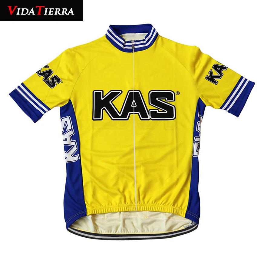 VIDA TIERRA 2019 Мужская Велоспорт Джерси летняя гоночная одежда Maillot ciclismo горный желтая