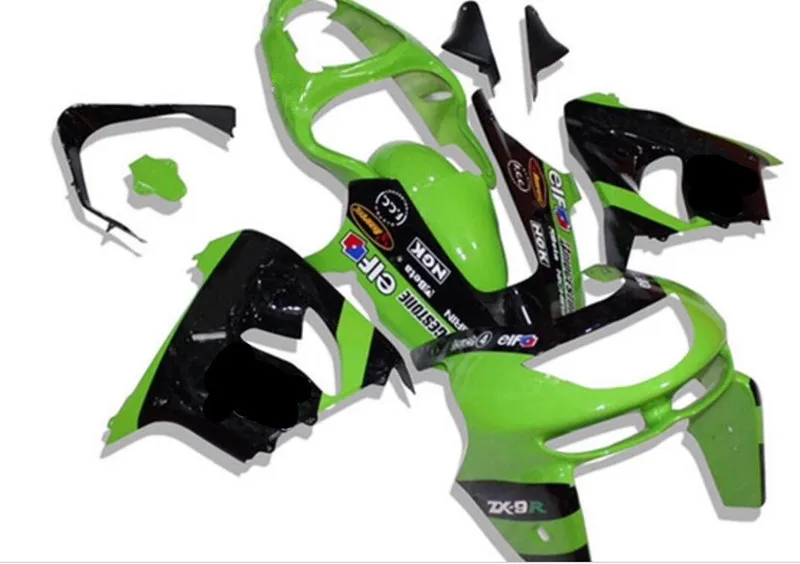 Комплект обтекателей для мотоцикла KAWASAKI Ninja ZX9R 98 99 ZX 9R 1998 1999 ABS Белый Пламя Черный