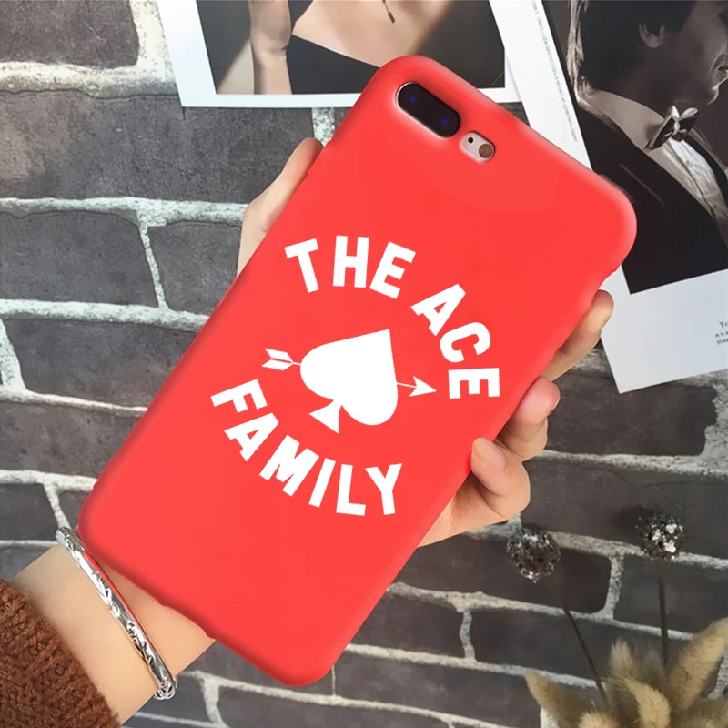 Ace family Мягкий силиконовый чехол ярких цветов для IPhone X XS XR Max 8 8 plus 7 7 plus 6s 6s Plus Лучший дизайн, чехол для телефона - Цвет: R-534