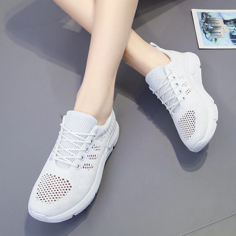 2019 Classic Tennis Shoes Women Summer Cool Breathable Gym Sport Ladies Sneakers Soft Comfortable Fitness Trainers |