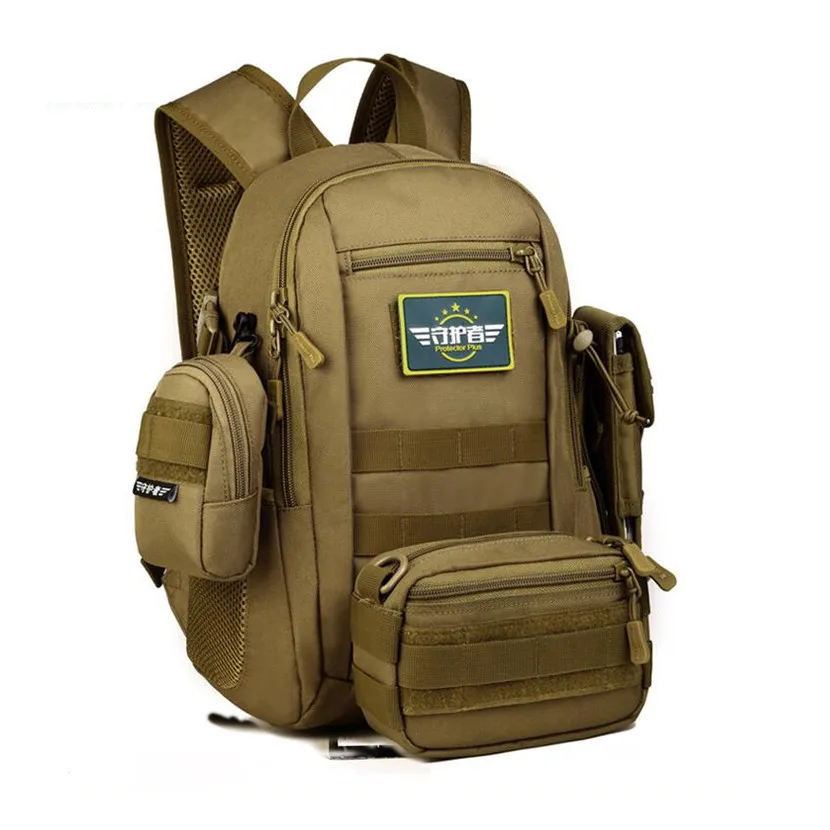 Мужской мини-рюкзак Protector Plus военный рюкзак многофункциональный камуфляжный