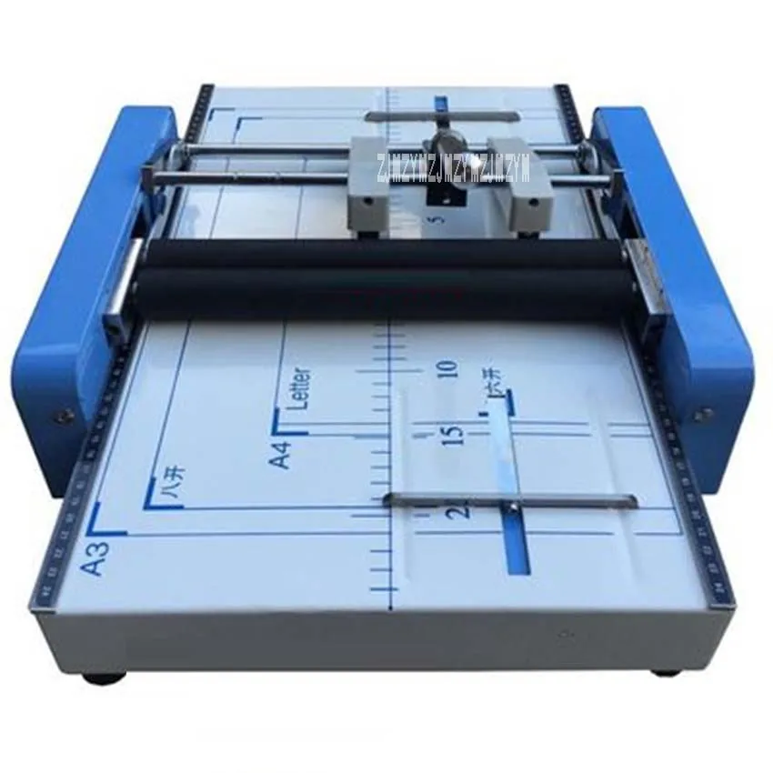 2-в-1 буклет сшивная машина A3 Размеры брошюра степлер Бумага складально-мерильная