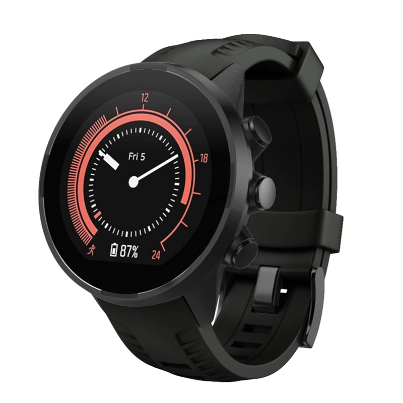Смарт часы спортивный силиконовый наручный браслет 22 5 см для SUUNTO 9