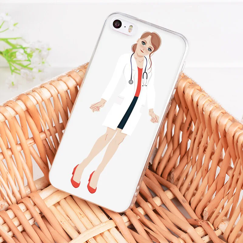 

Yinuoda Stethoscope hospital nurse pink Phone Cover Case For iPhone 8 7 6 6S Plus X 5 5S SE XR XS XSMAX11 11pro 11promax