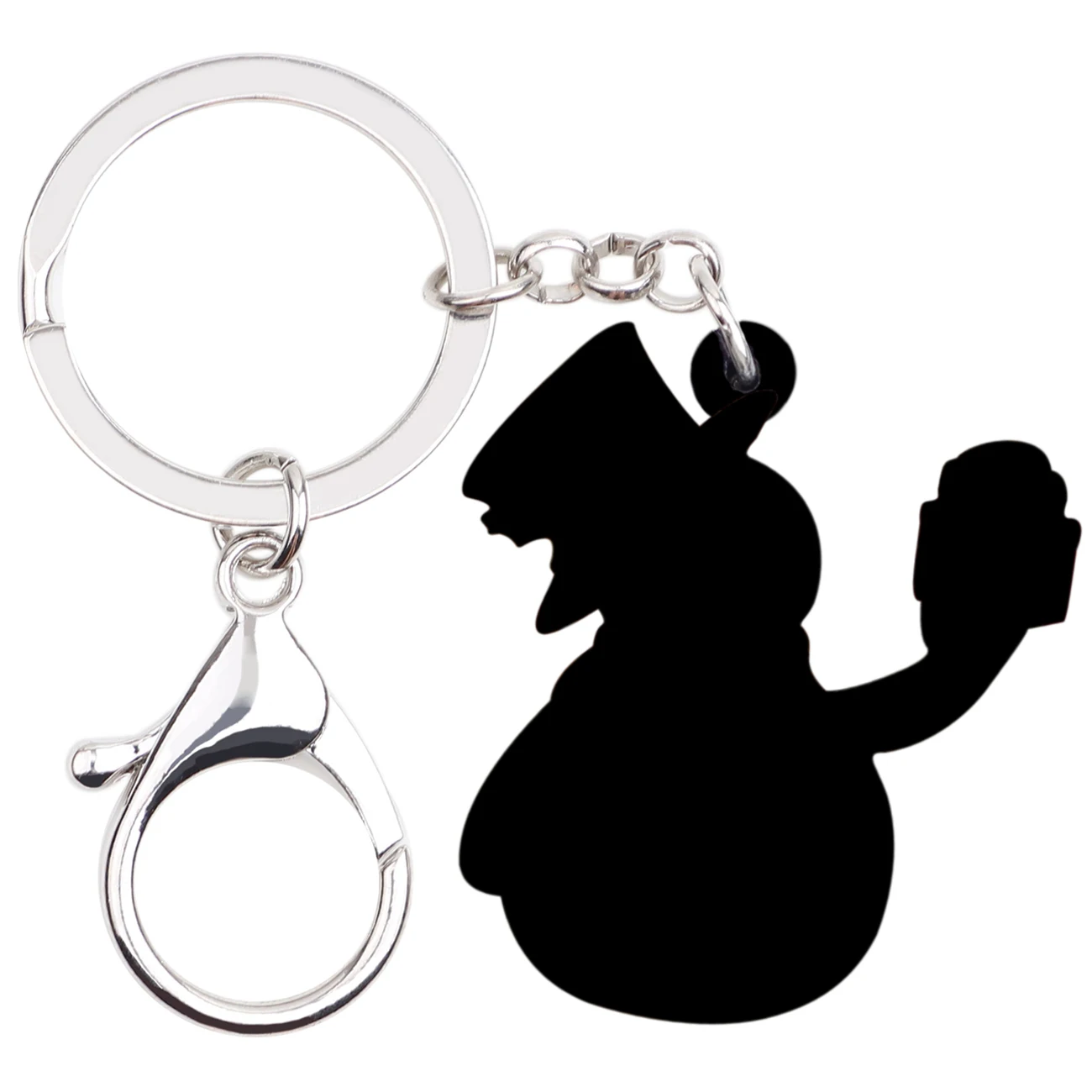 WEVENI Acrylic Christmas Snowman Key Chains Keychain Xmas Party Gift Jewelry For Women Girls Bag New Year Cartoon Bijoux 2018 | Украшения и