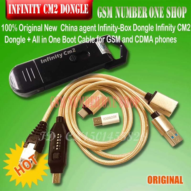 Оригинальный Новый infinity cm2 донгл бокс + umf все в одном загрузочный кабель для GSM CDMA