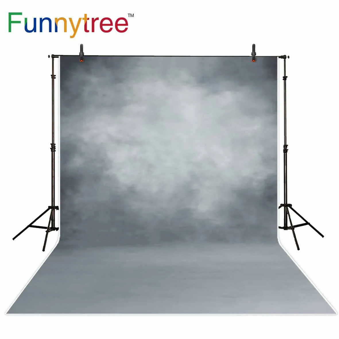 Funnytree фон для фотостудии старый мастер чистый цвет абстрактный серый винтажный фон для фотосъемки Виниловый фон для фотосъемки
