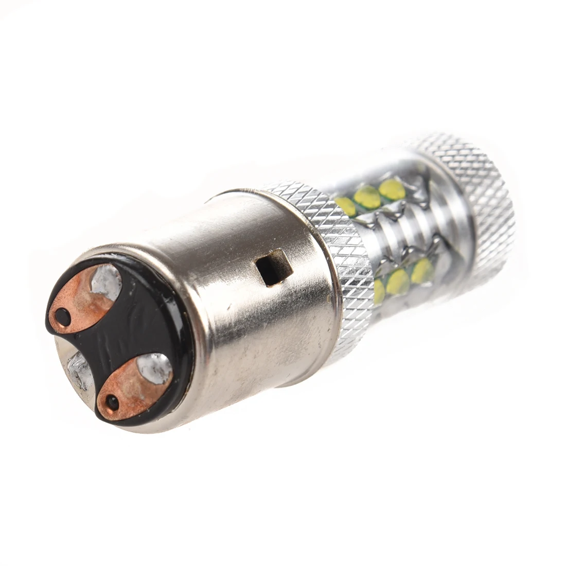 16 * CREE 80W LED Motor Bike/Moped/Scooter/ATV Headlight Bulb BA20D H6 | Лампы и освещение
