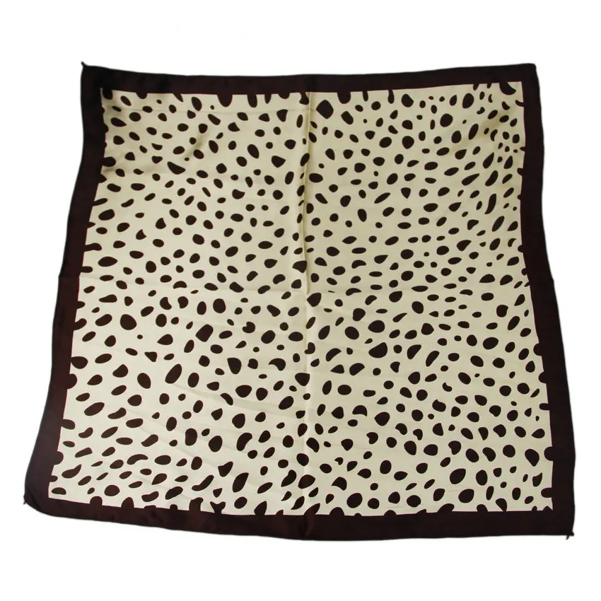 Горячая весна лето леди бандана шарфы Роскошный бренд женский шелковый шарф