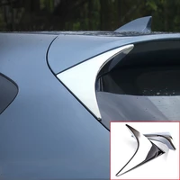 ax chrome rear window side wing spoiler triangle pillar post cover trim sticker protector for mazda cx 5 cx5 2013 2014 2015 2016