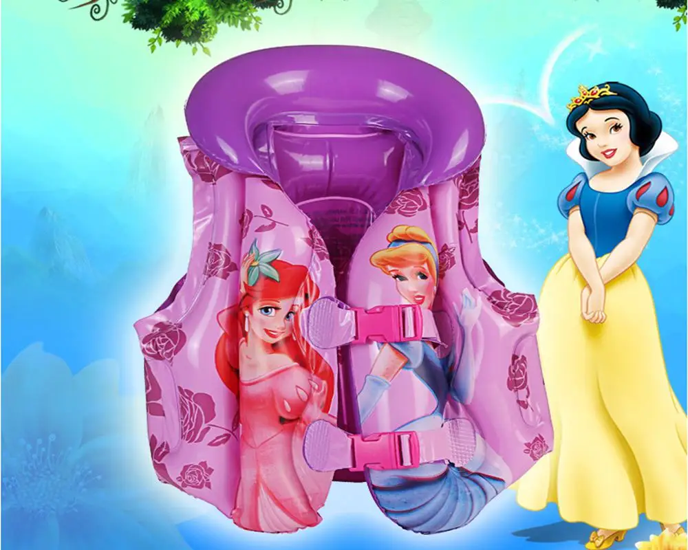 Надувная Спасательная куртка с героями мультфильмов жилет для плавания рыбалки