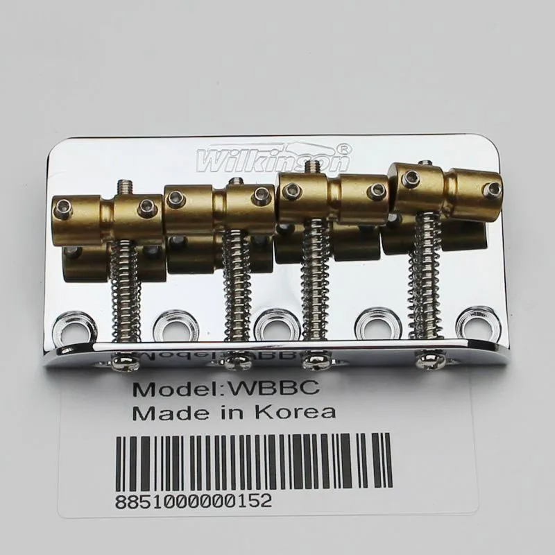 WBBC бас гитара мост Wilkinson латунь седла в хроме черный или золотой | Спорт и