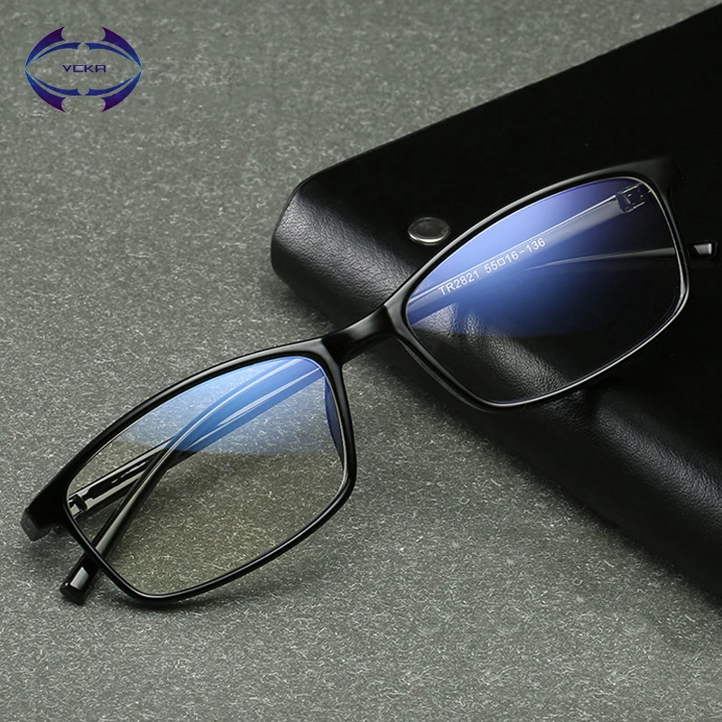 VCKA TR90 анти-синий светильник оправа для очков мужские очки защита квадратные