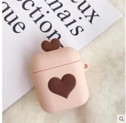 7 Чехол для наушников для Airpods Earpods портативный силиконовый мини круглый чехол для ушей Air Pods Pod Coque Funda - Цвет: 7