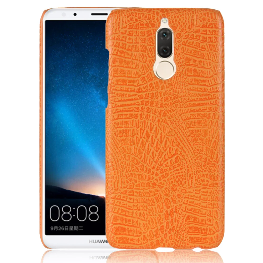 Leather Case for Huawei Mate 10 Lite Honor 9i Nova 2i Luxury Crocodile Skin Pattern Cover Shockproof Hard Phone Cases Fundas |