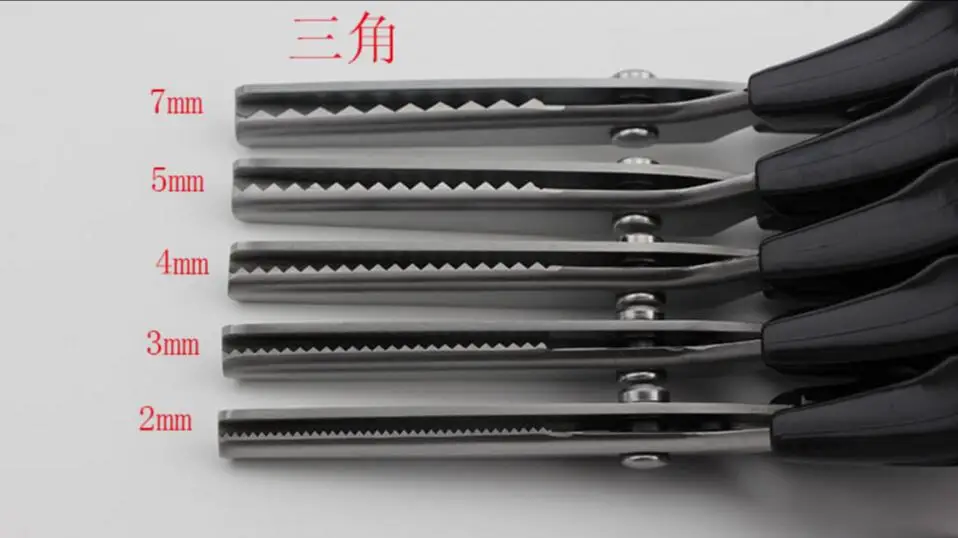 Портняжные ножницы для кружевной ткани рукоделия пинкинга треугольной дуги|scissor