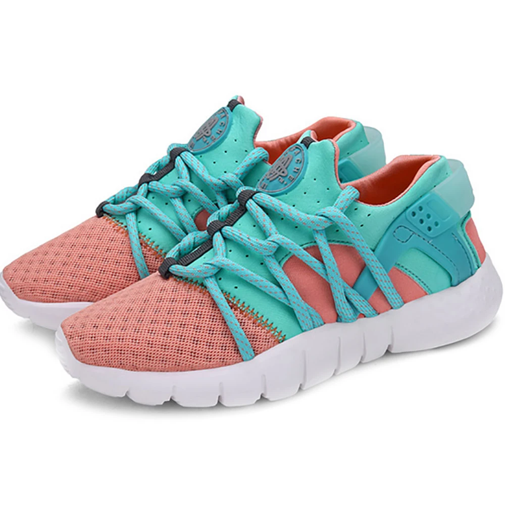 Дышащие Случайные Мокасины Обувь Женщины Скольжения на Перст Воздуха Сетки