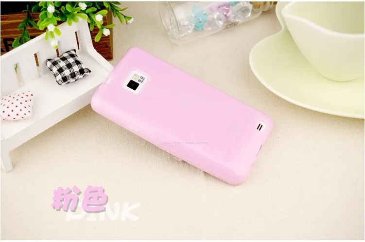 Для Samsung Galaxy S2 i9100 Plus i9105 Случай Мягкий Силиконовый Гель Кристалл Обложка |